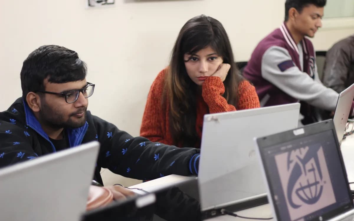 Design Students Collaborating on Agency Briefs
